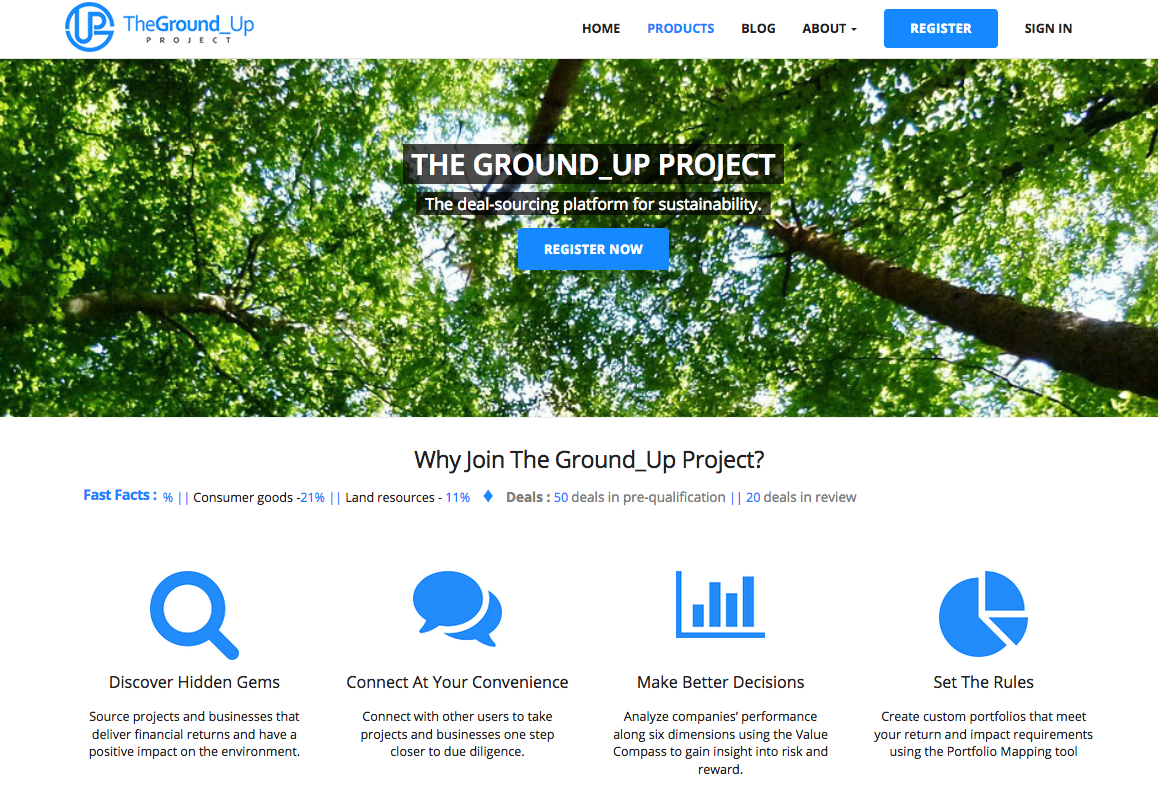 Now on The Ground_Up Project: new investment readiness coaching services and personalized introductions to investors. If you are an impact ventu...