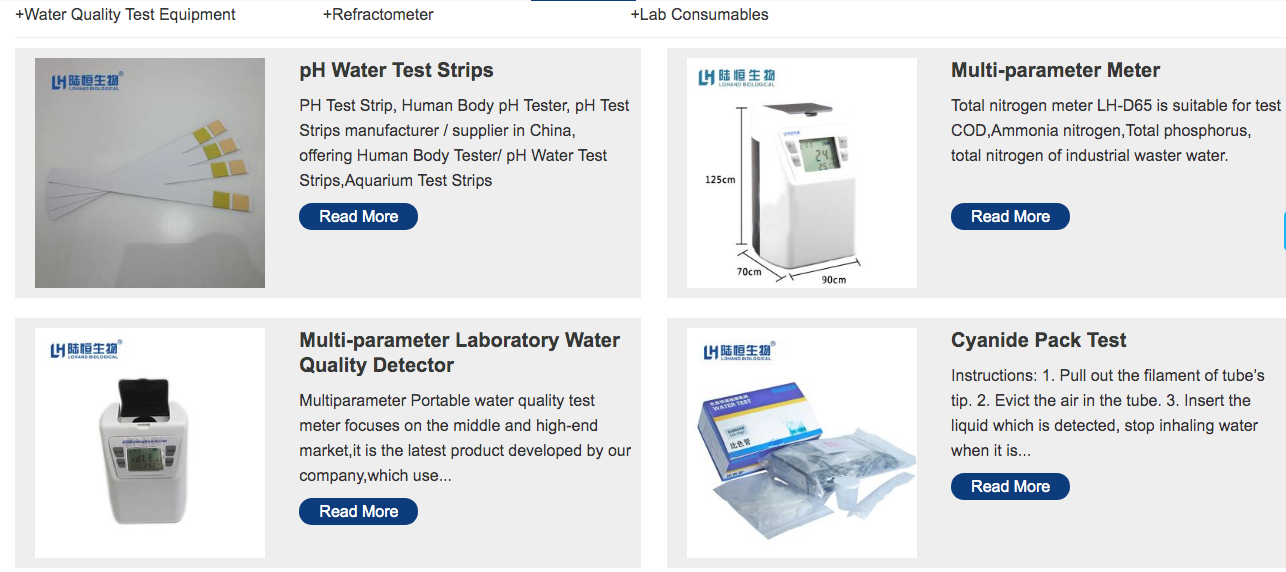 Water Quality Rapid Test Strips,Reagents and Precision Instruments