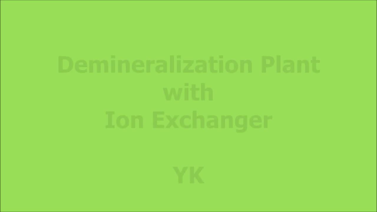 Demineralization Plant with Ion ExchangerVollentsalzungsanlage mit IonenaustauscherInstallation de d&eacute;min&eacute;ralisation avec &eacute;changeur d'ionsمص...