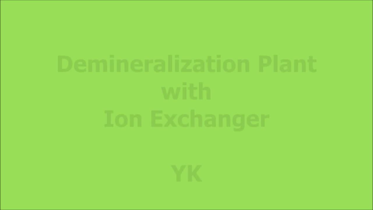 Demineralization Plant with Ion ExchangerVollentsalzungsanlage mit IonenaustauscherInstallation de d&eacute;min&eacute;ralisation avec &eacute;changeur d&#039;ionsمص...