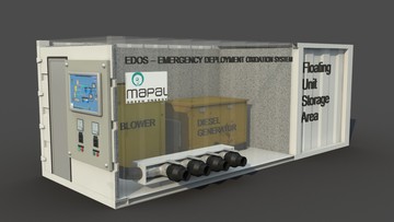 Emergency Deployment Oxidation System for Contaminated Lakes and Rivers  