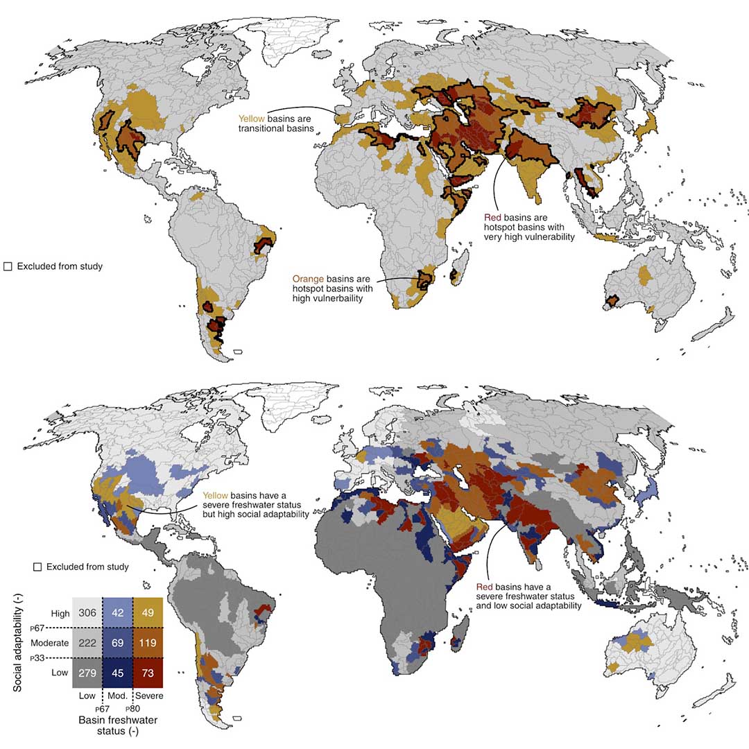 Global water basins' hotspots prioritize areas under threat: USask research - Water Canada
