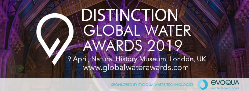 Honored to receive award for Water Technology Idol in London from GWI! And to win the people&#39;s choice!
