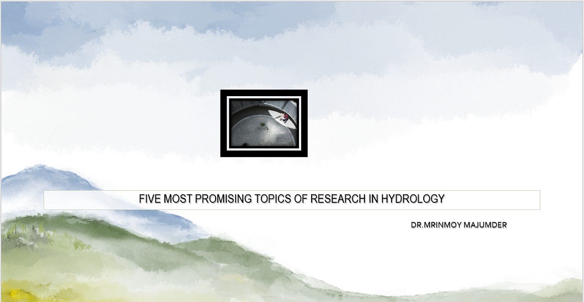 Hydrology is an old subject that deals with water and its flow. The study of hydrology enables us to learn about floods, drought, irrigation, et...