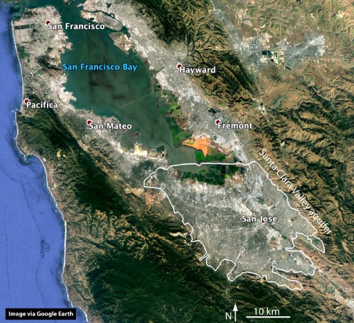Scientists monitor Silicon Valley’s underground water reserves — from space
