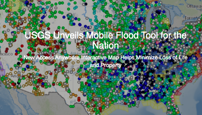 USGS Unveils Mobile Flood Tool for the Nation