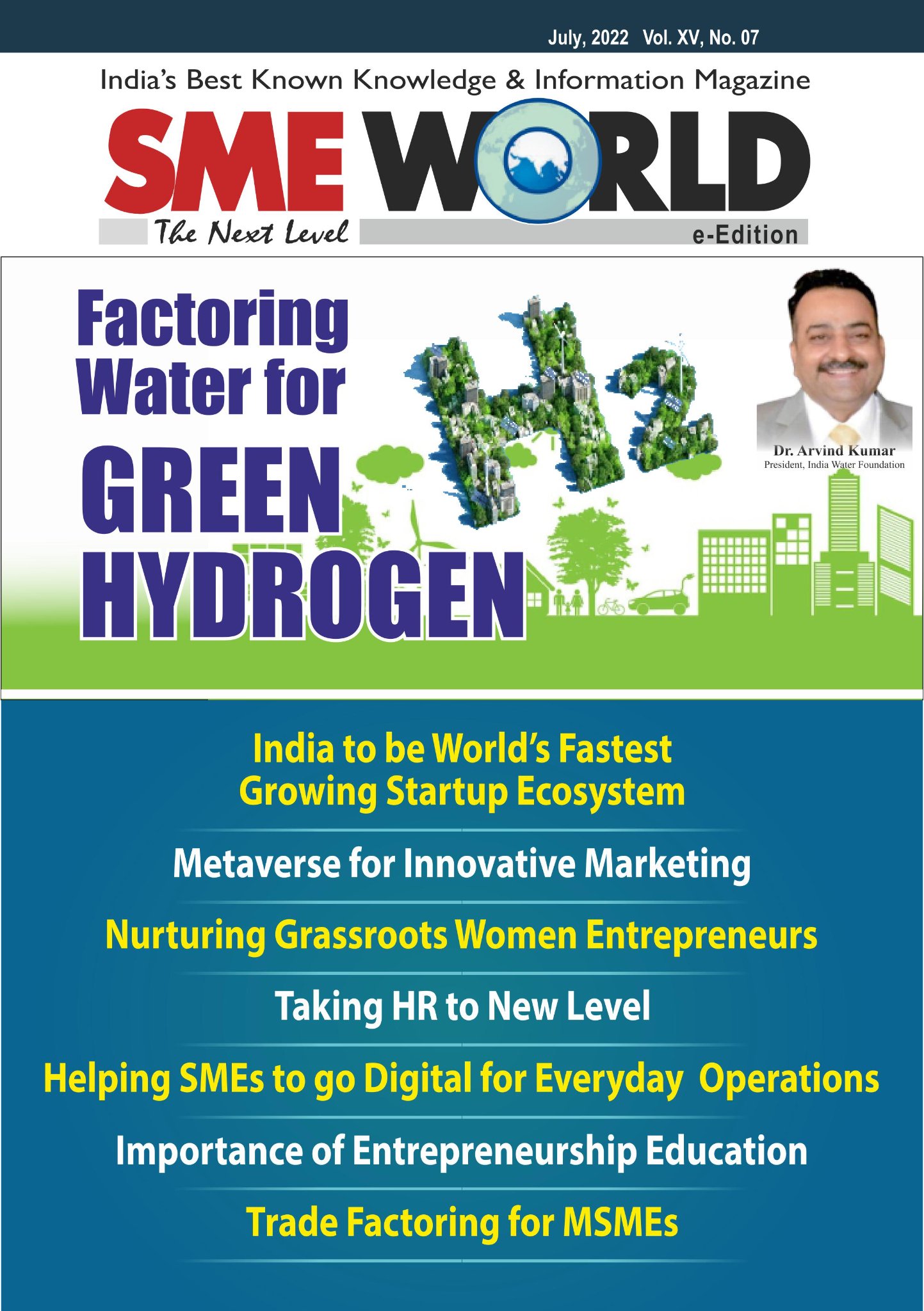 Dear Friends, Please find my article on &#039;Factoring Water in Production of Green Hydrogen&#039; . This article published as a cover story is an excerp...