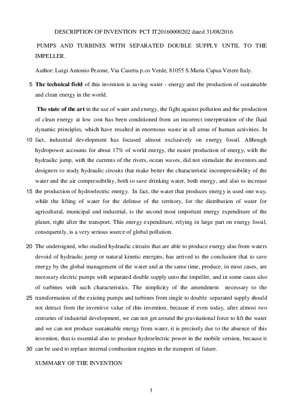 I think that in the world are of little good chemical and biological water and air purifying technologies if we realize incomplete purification ...