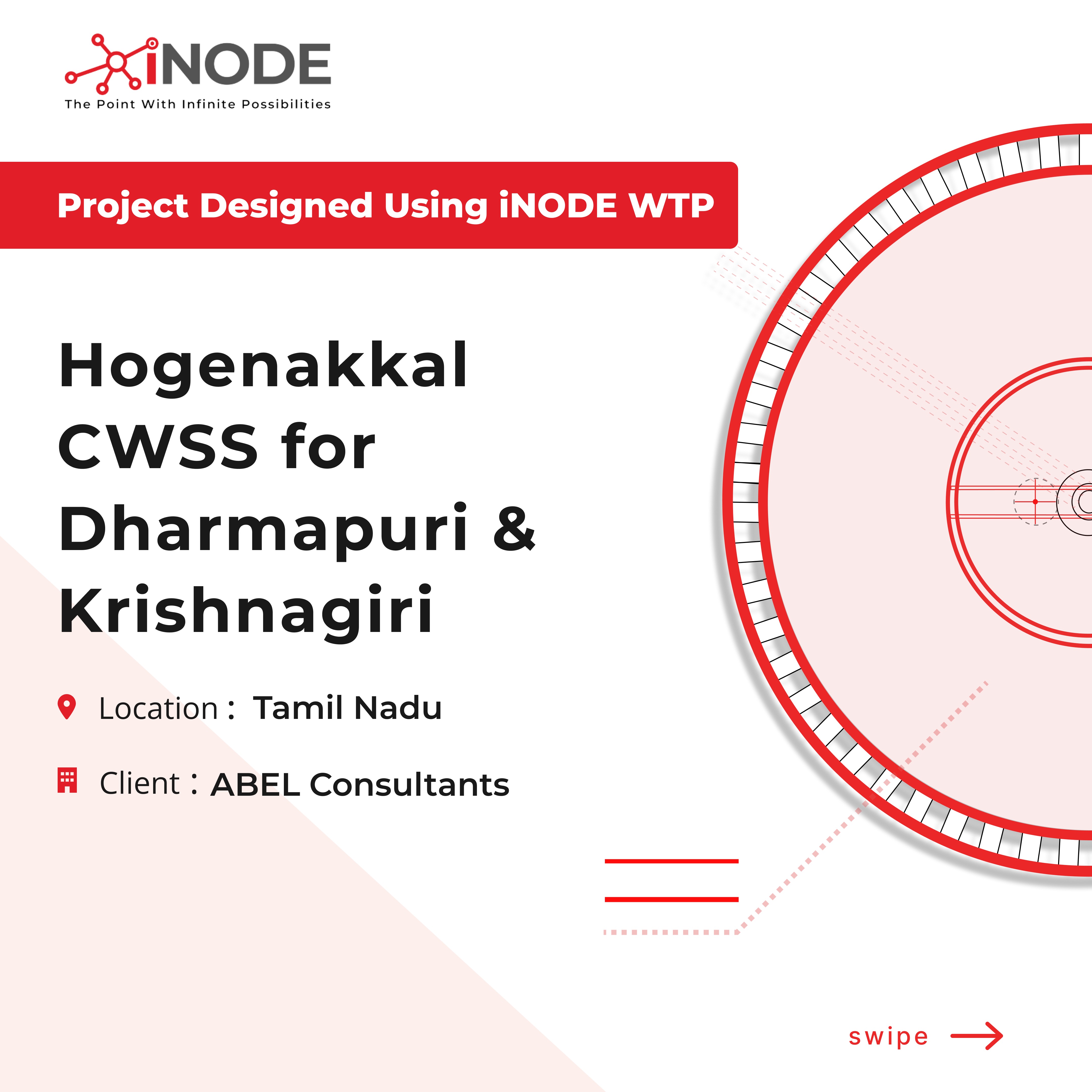 The Hogenakkal CWSS was launched by former Chief Minister M Karunanidhi in 2008 to cater for the requirement of 3 municipalities, 17 town pancha...