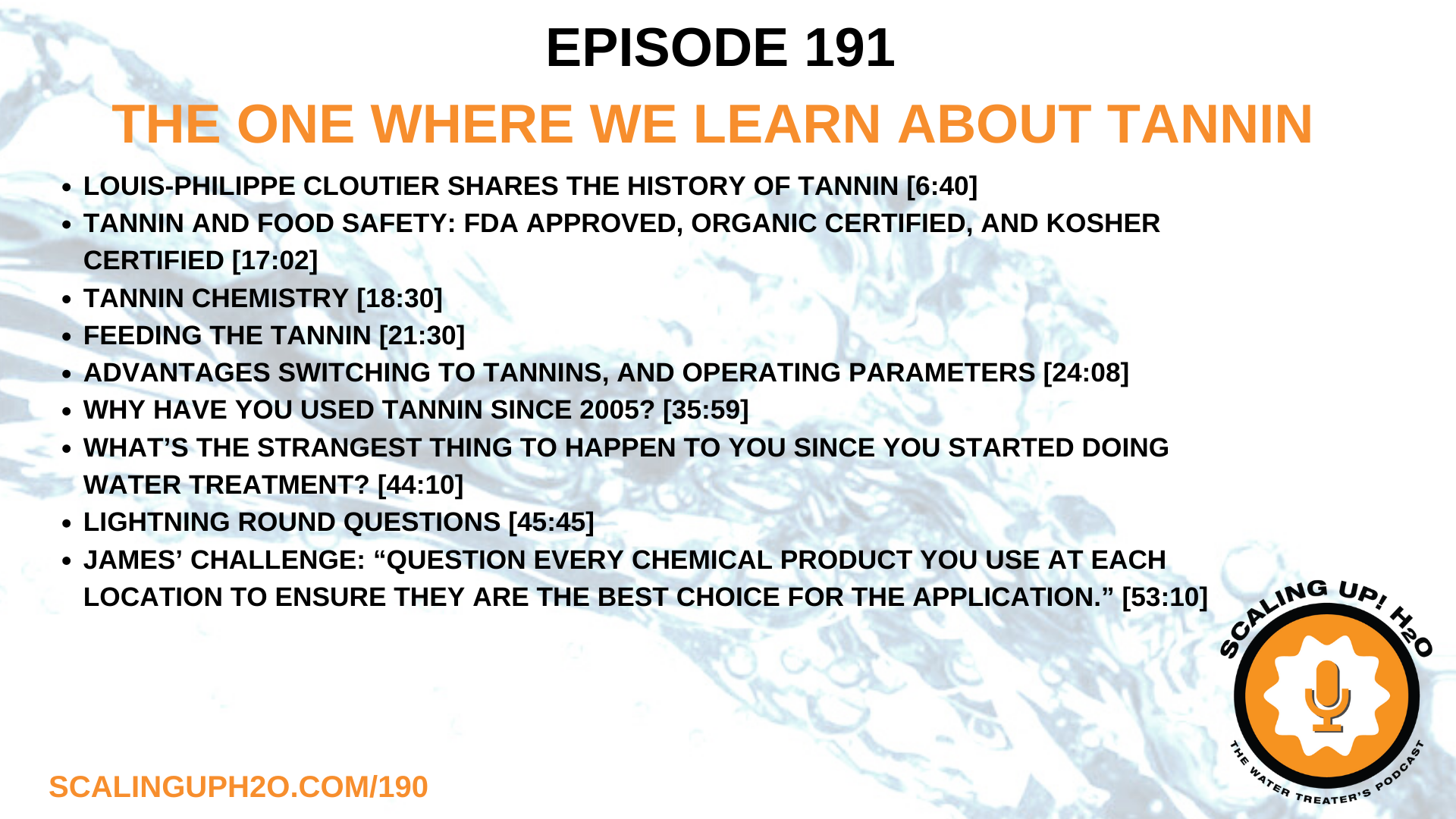 191 The One Where We Learn About Tannin