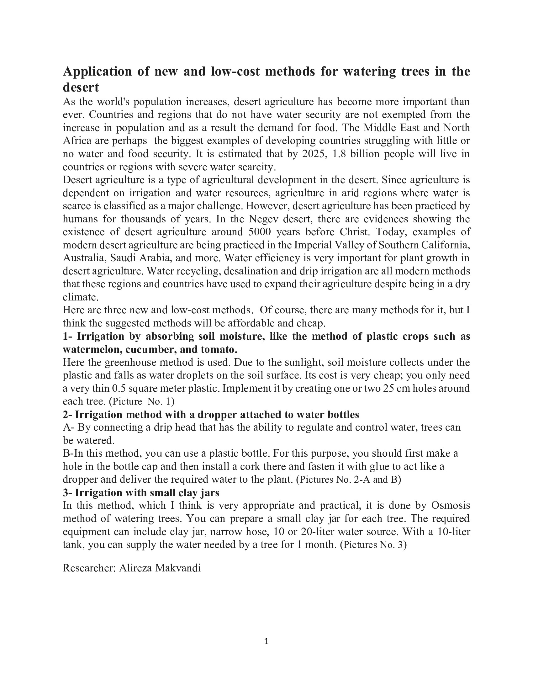 Here are three new and low-cost methods. Of course, there are many methods for it, but I think the suggested methods will be affordable and chea...