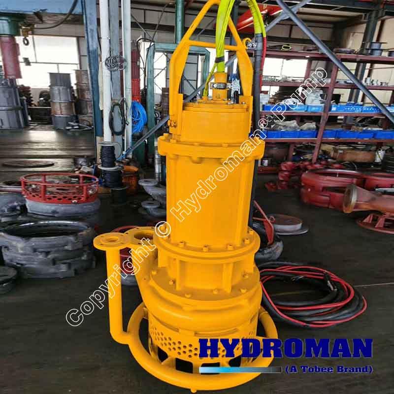 Hydroman&trade; Submersible dredge pumps with water jet ring can be equipped the High pressure water jet ring system to use in presence of compact, ...