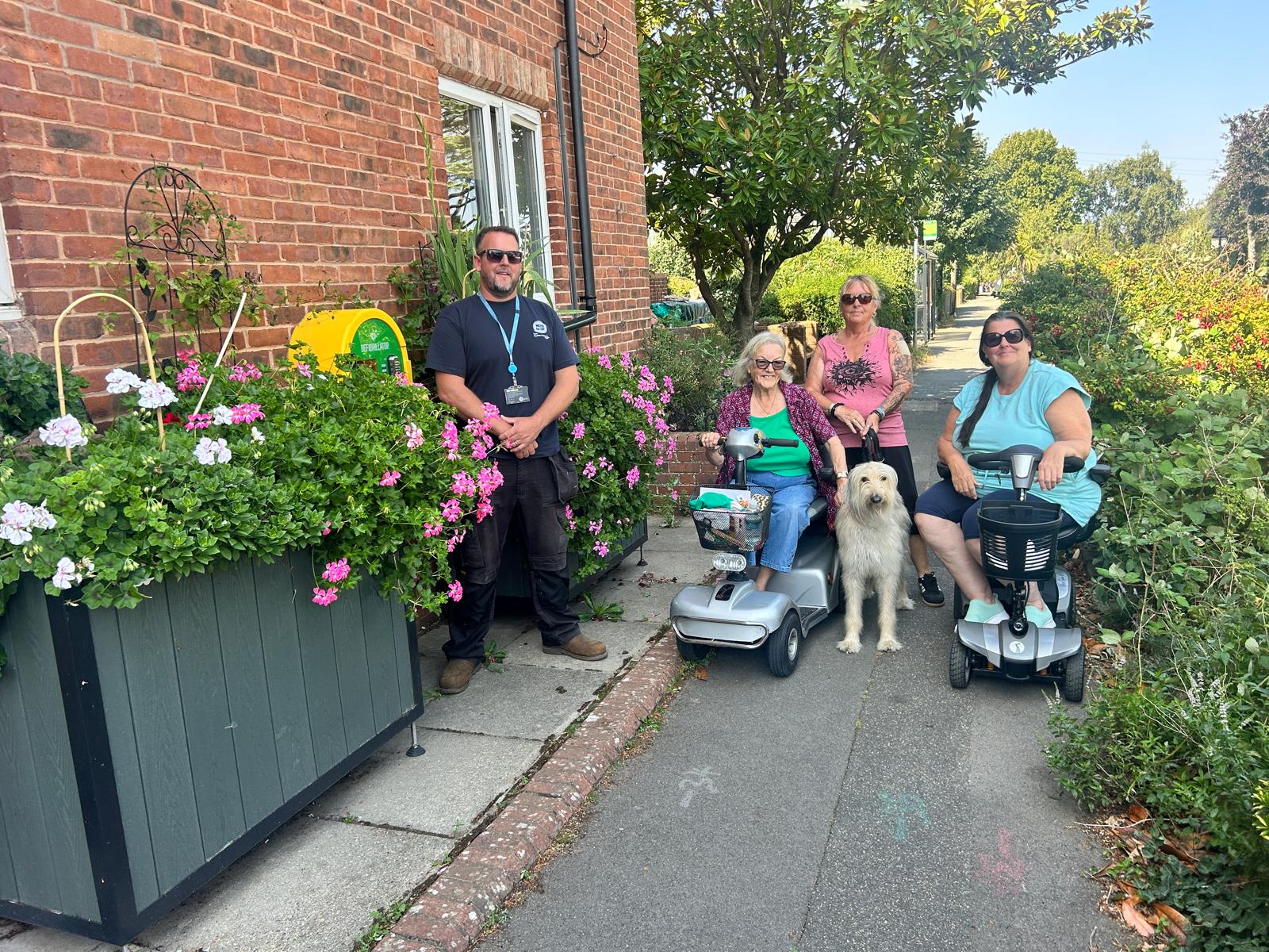 Residents reap multiple benefits from sustainable drainage planters