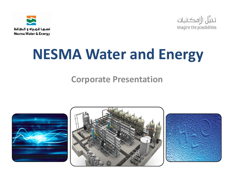 Nesma Water Energy Corporate 2013 