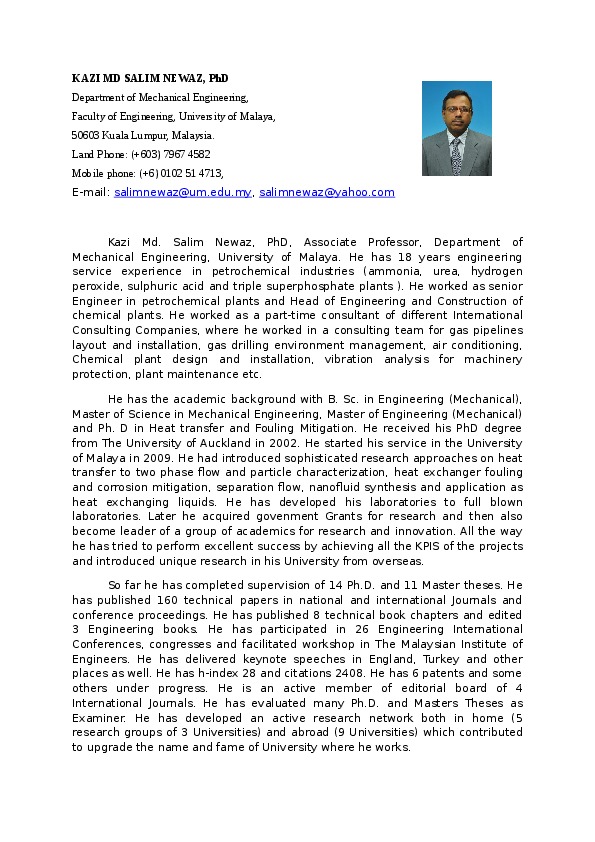 Kazi Salim Newaz, PhD