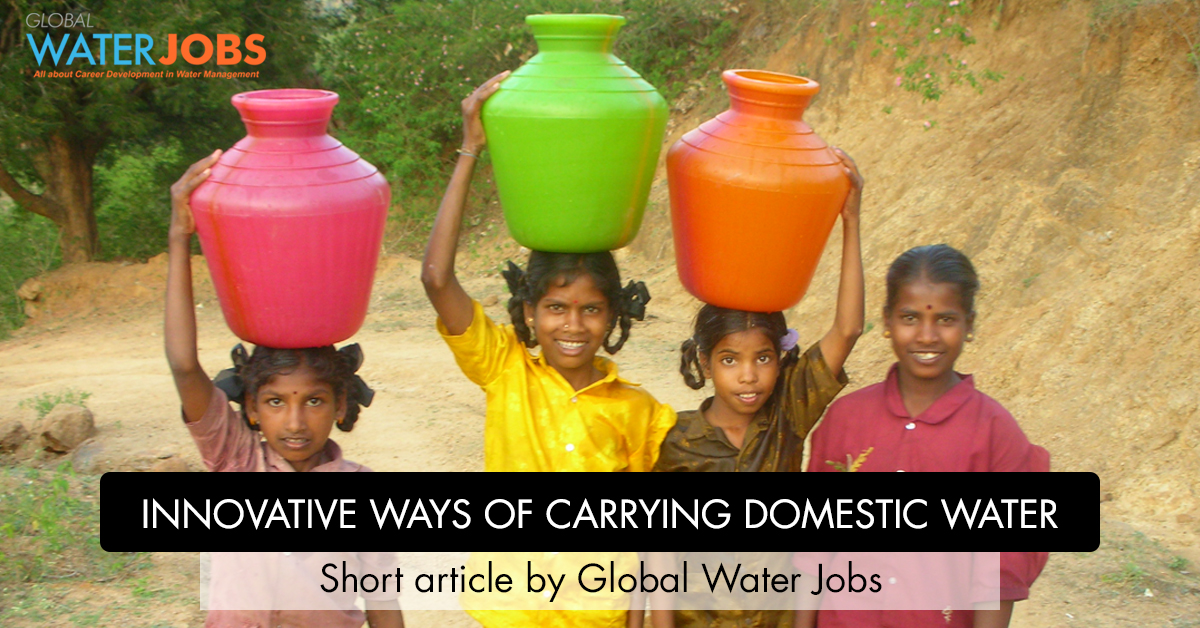 Brief review of technologies for carrying domestic water to households in a developing context: https://www.globalwaterjobs.com/News/watercarryi...
