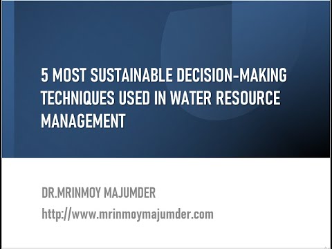 Smart Decision Making in Sustainable Water Resource Development https://hydroideas.blogspot.com/2021/06/5-most-sustainable-decision-making.html