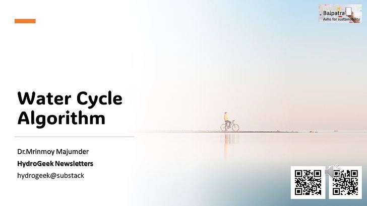 Learn about the Water Cycle Algorithm.One of the most popular algorithms by which we can execute minimization problems mimicking the cycle of wa...