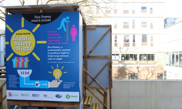 Urinal Generates Electricity to Power Indoor Lighting