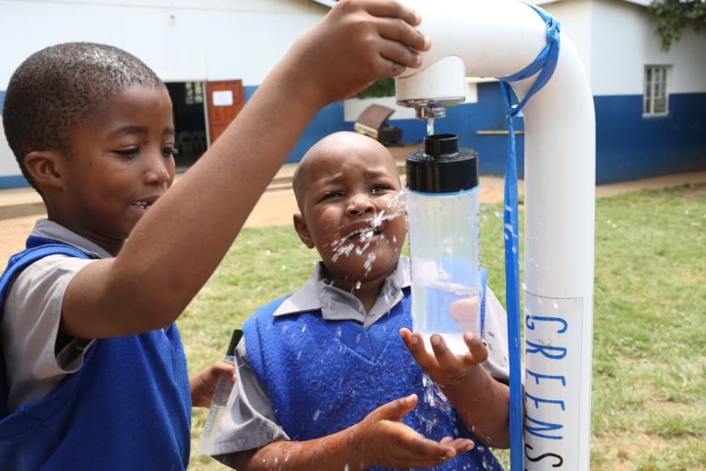 Water-storing soccer fields stave off drought in South Afri