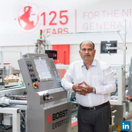 Upendra Deglurkar, President and Local Entity Head at Bobst SA