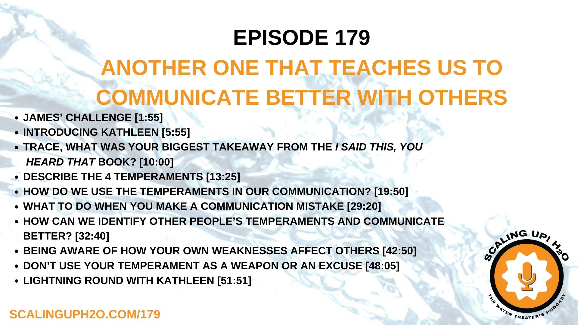 179 Another One that Teaches Us to Communicate Better with Others - Scaling UP! H2O