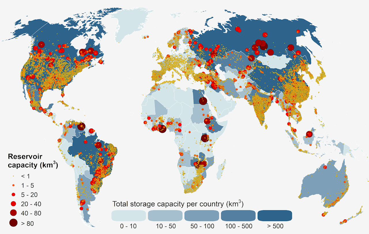 Curated global dam and reservoir data for all