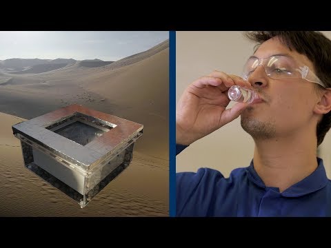 Water Harvester Makes It Easy to Quench Your Thirst in the Desert (Video)