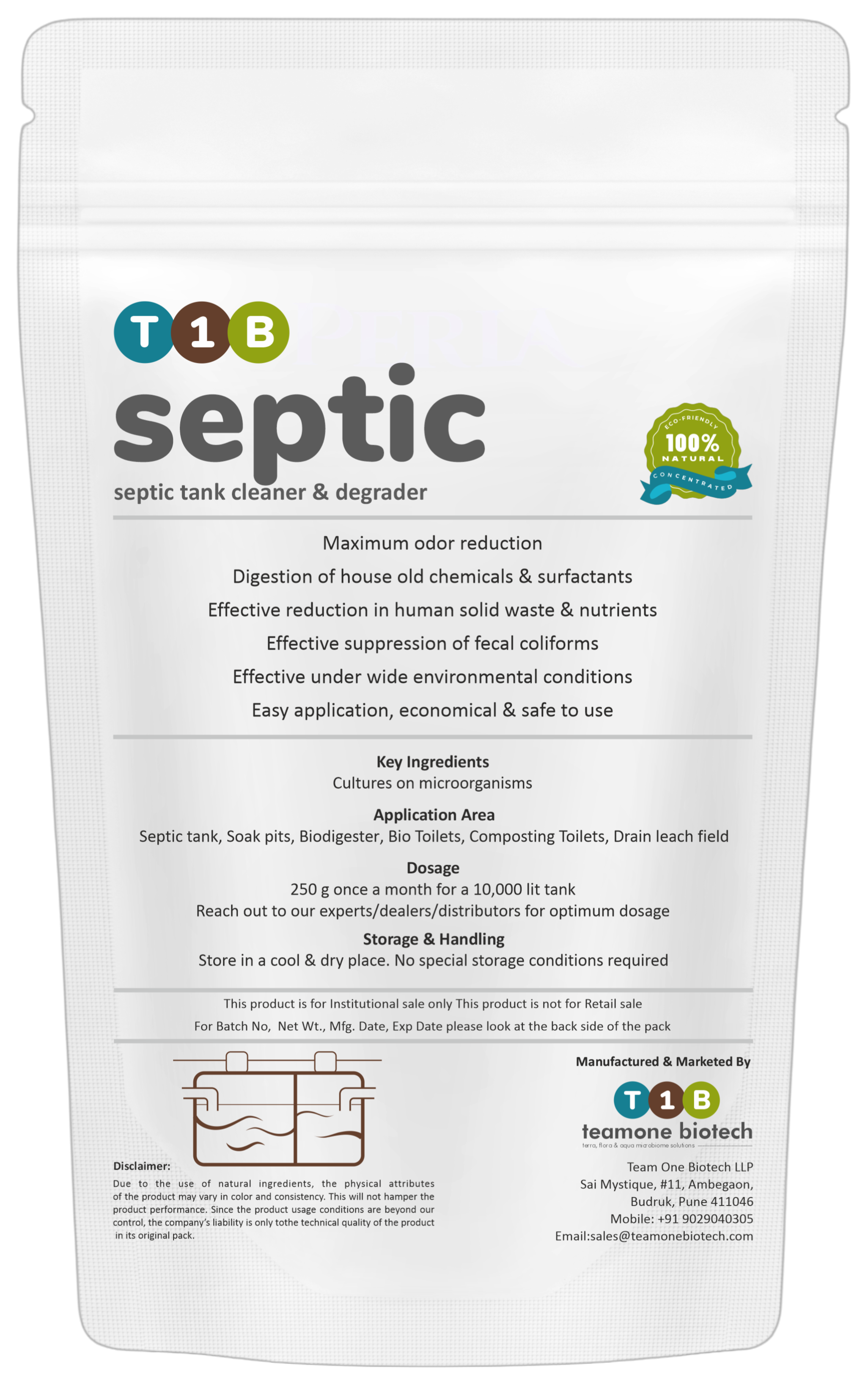 Microbial consortia for fecal sludge degradation in septic tanks