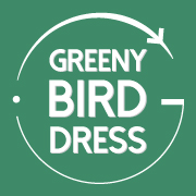 Greeny Bird Dress
