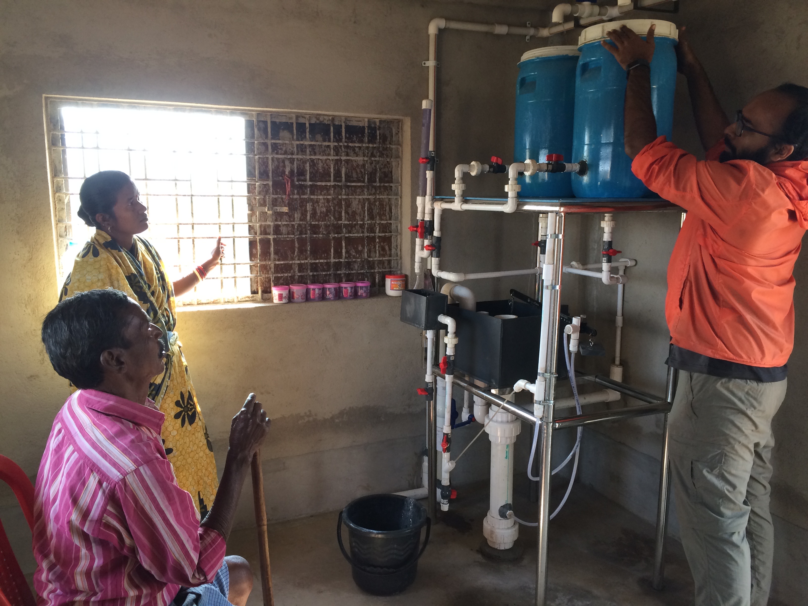 AguaClara Hydrodoser Brings Clean Water to 206 people in Odisha
