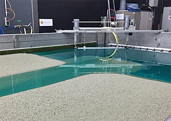 Tidal Facility to Simulate River Flows