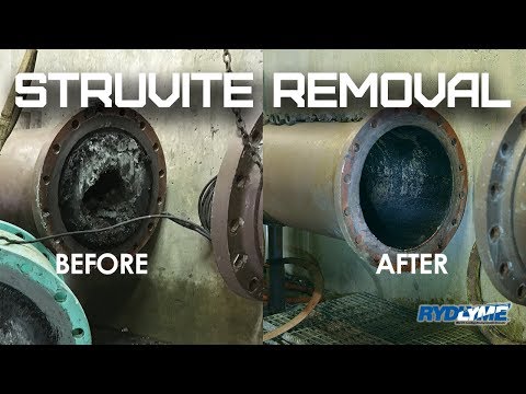 Struvite Removal from Wastewater Treatment Plant Lift Station (Video)