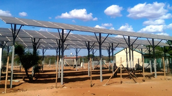 Solar-powered Borehole in Africa