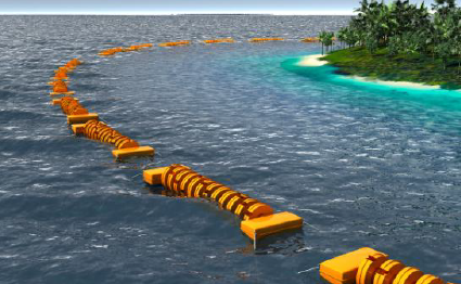 Energy-Absorbing Breakwater