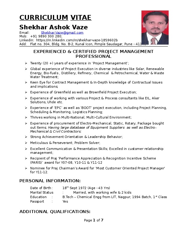 SHEKHAR VAZE