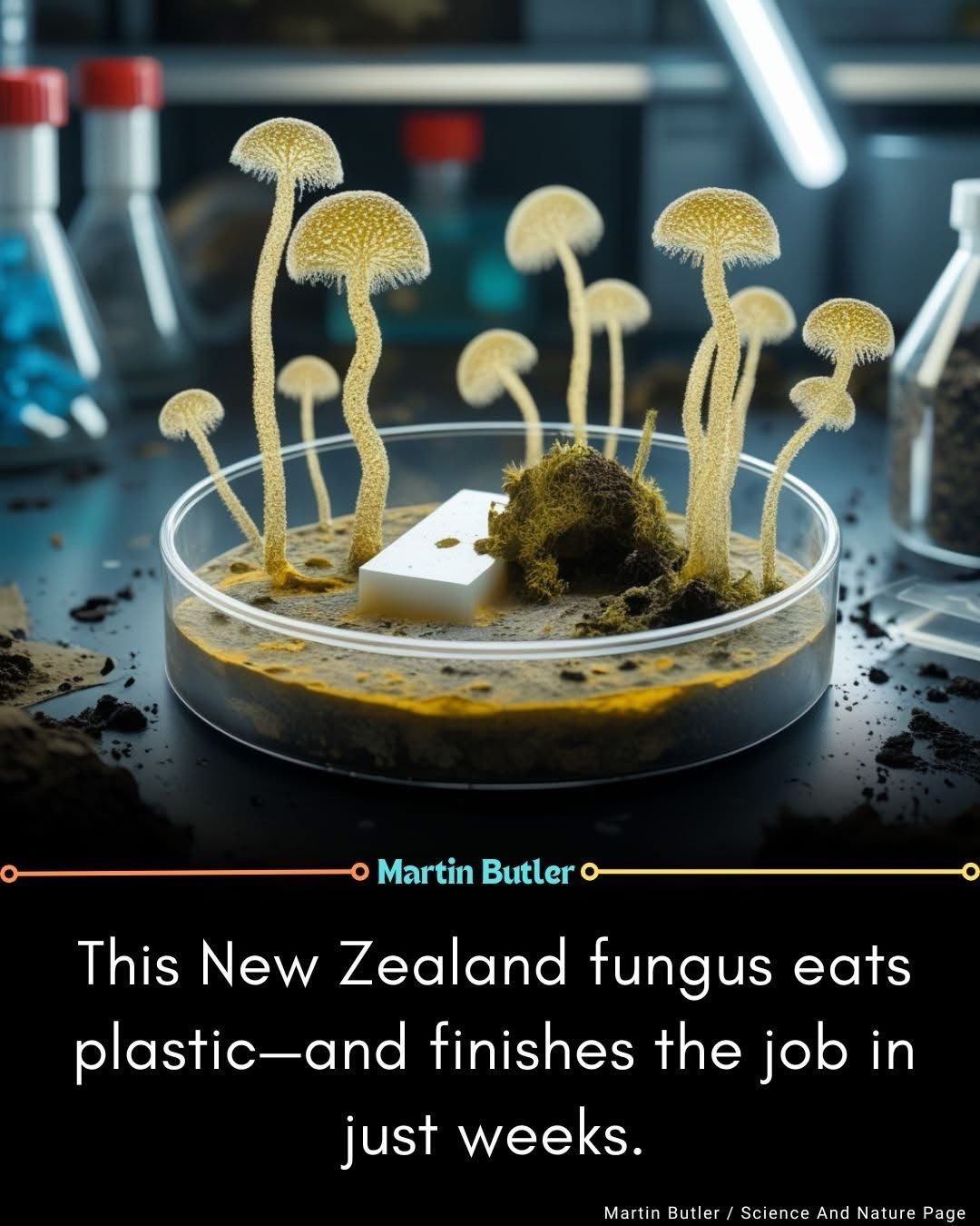 This New Zealand Fungus Eats Plastic&mdash;and Finishes the Job in Just WeeksDr Ahmad Sabirin ArshadPresident and Group CEO SIRIM Berhad Malaysia In...