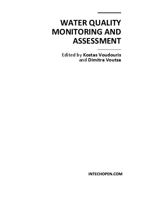 Water Quality Monitoring and Assessment, 2012, InTech