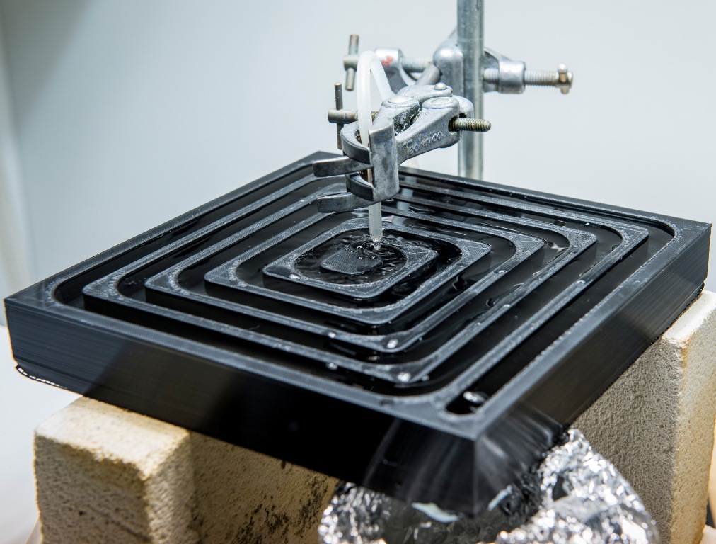 3D Printed Maze Developed as Filter for Drinking Water
