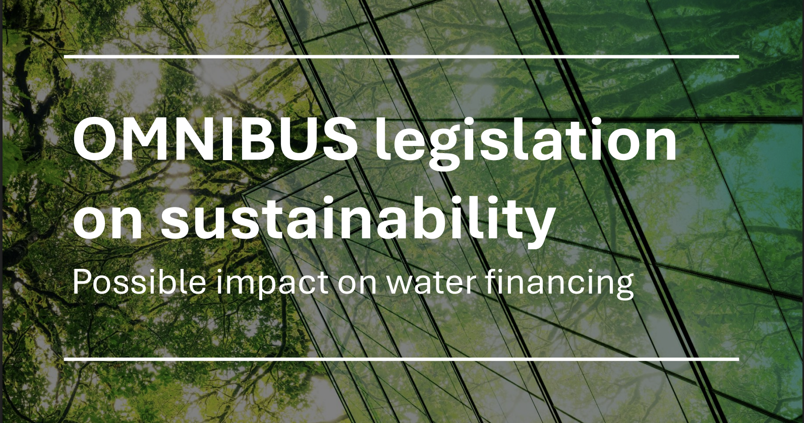 OMNIBUS legislation on sustainability
