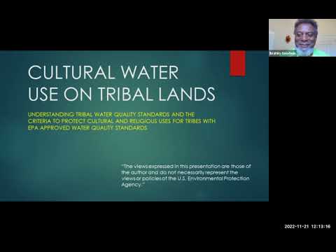 NWQMC JEDI Webinar Series: Cultural and Traditional Water UsesTitle: Cultural and Traditional Water Uses - Integration with the Clean Water ActS...