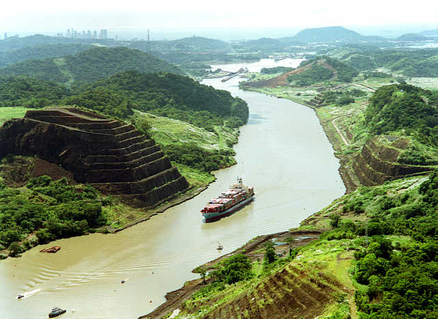 The Panama Canal turning 100- Canal (which greatly enhances maritime trade by providing a shortcut between the Atlantic and Pacific Oceans) cele...