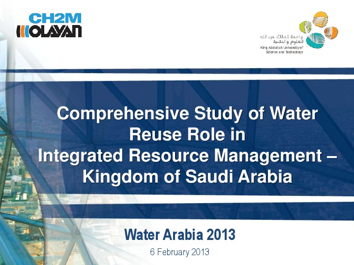 IWRM Saudi Arabia 2013