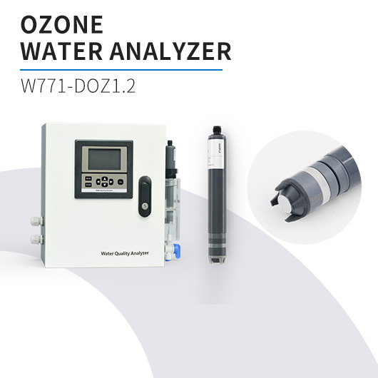 Online Ozone Analyzer with OZ1.2 Sensor for Process Water