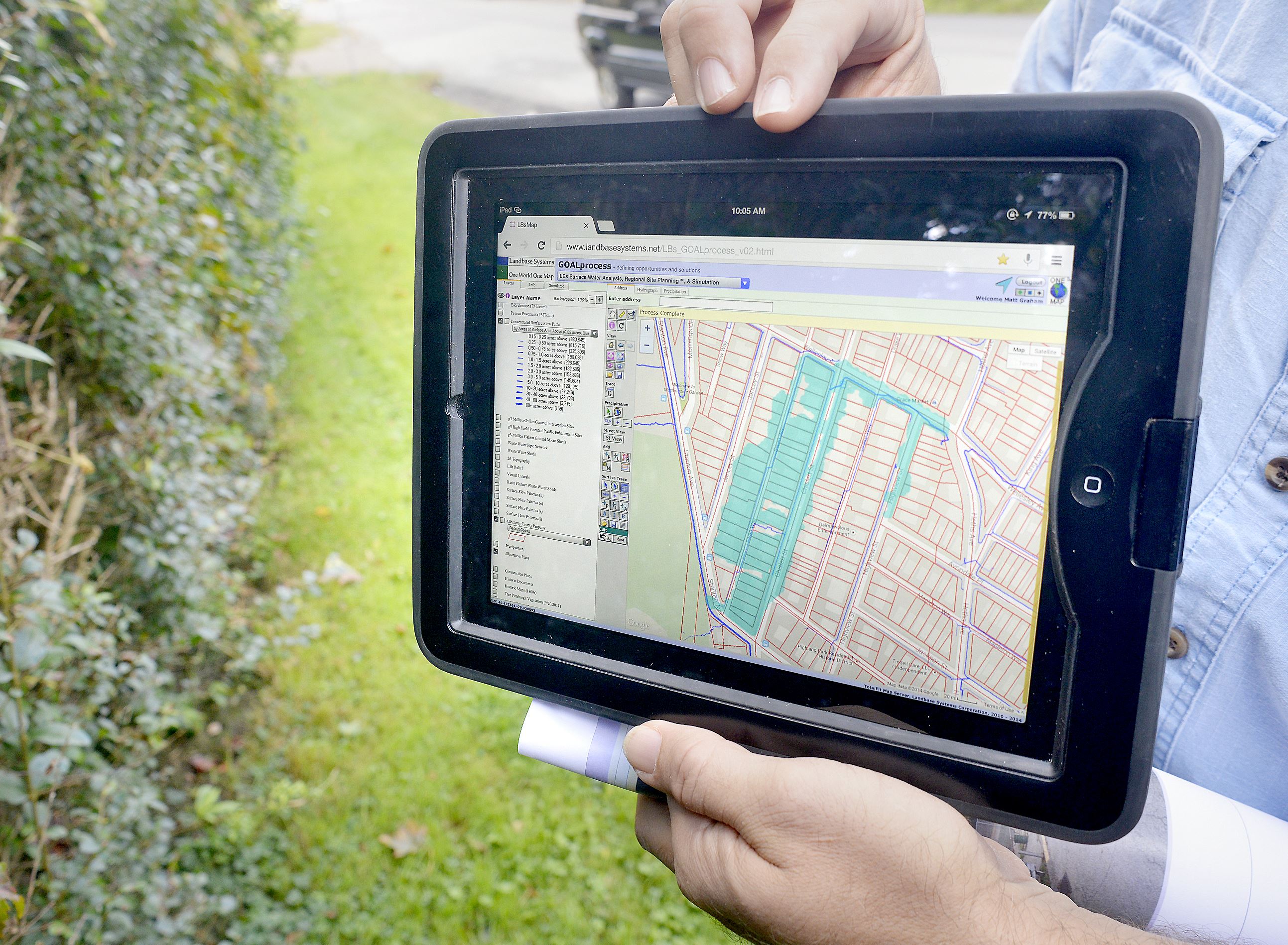 Precision Mapping System for Water Runoff
