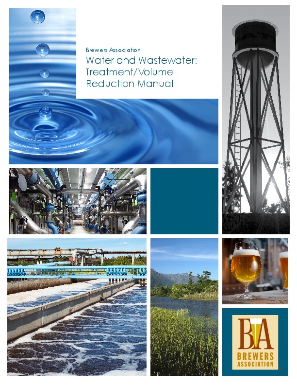 Water and Wastewater: Treatment/Volume Reduction Manual for Breweries