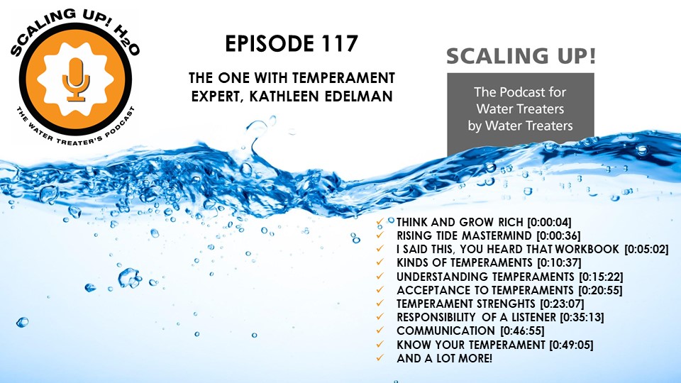 117 The One With Temperament Expert, Kathleen Edelman - Scaling UP! H2O