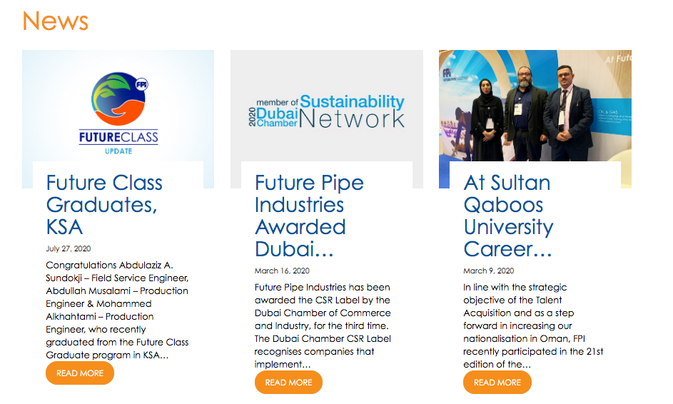 News & Downloads | Future Pipe Industries - Corporate Brochure