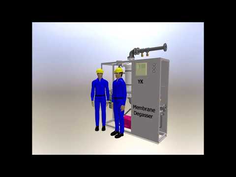 Membrane Degasser (17)MembranentgaserD&eacute;gazeur &agrave; Membraneمزيل الغازات الغشائية