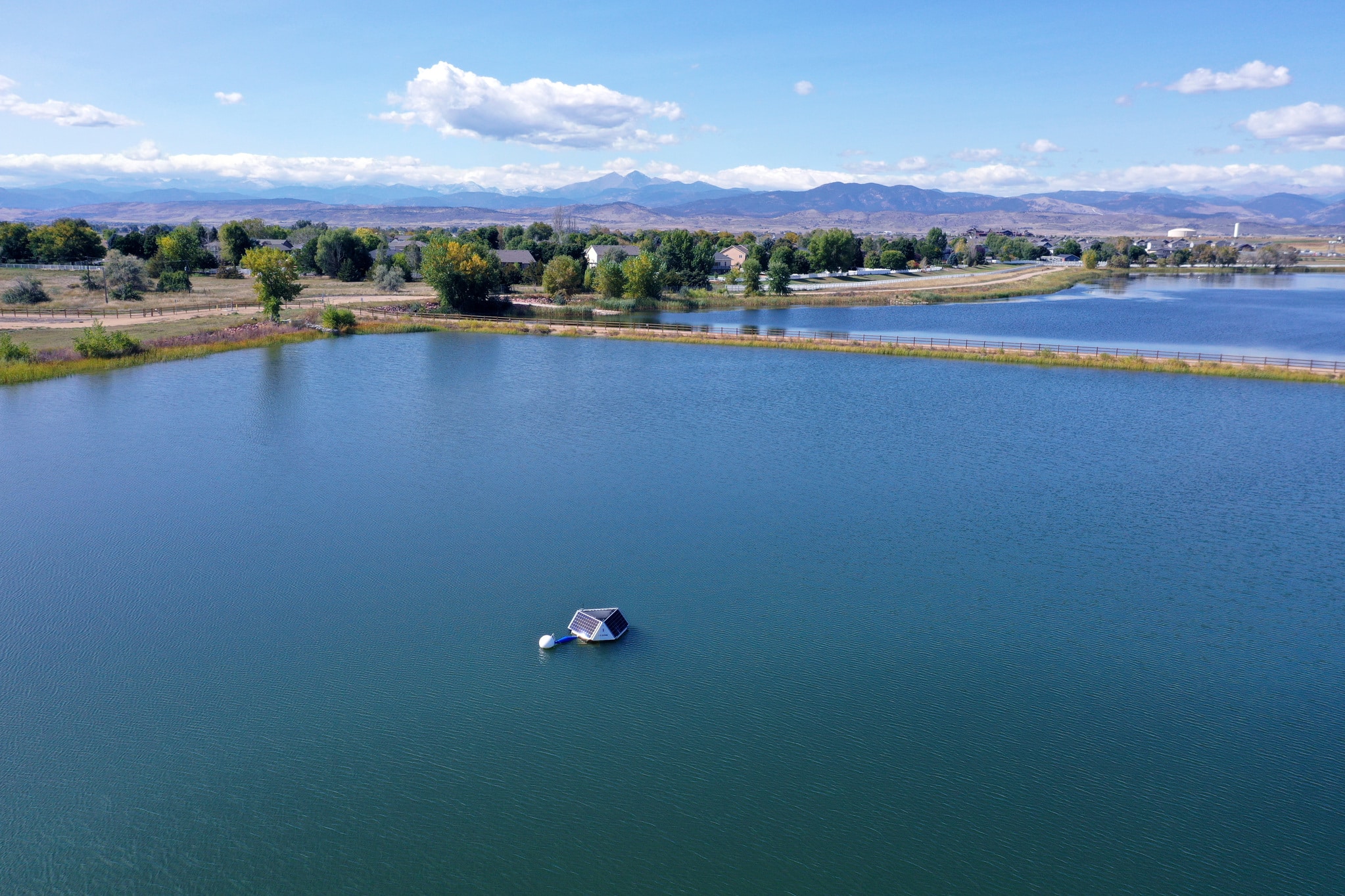 Source Water Algae is treated at Berthoud using Ultrasonic waves